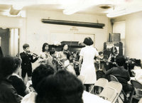 Issei Social Program, Item 57: Young violinists perform for Issei