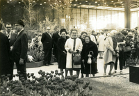 Issei Social Program, Item 44: Visit to Flower Show, McCormick Place, Chicago