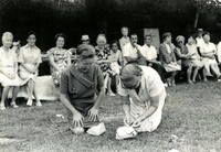 Issei Social Program, Item 10, front: Work Center picnic