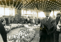 Issei Social Program, Item 36: Visit to Flower Show, McCormick Place, Chicago