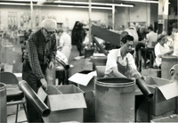 Senior Work Center, Item 4, front: Making metal scrubbers