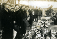 Issei Social Program, Item 39: Visit to Flower Show, McCormick Place, Chicago