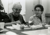 Nutrition Program, Item 4, front: Mary Ishibashi (left)