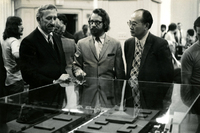 Masaru Nambu [JASC Executive Director], Unveiling of the Truman College [Architectural] Model, Item 1: Right: Mr. Masaru Nambu