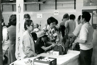 Market Day and Knitting Class, Item 1, front: Center front: Cecilia Ishibashi, Lillian Kimura