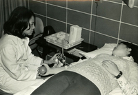 Blood Assurance, Communal Living, Issei Work Center, Body Dynamics, Annual Community Picnic, and Market Day, Item 6: Blood Assurance Day (blood drive) in June 1974