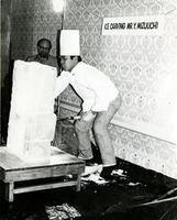 Fuji Festival, Item 8, front: Mr. Y. Mizuuchi creates ice sculpture for Fuji Festival, Sheraton Blackstone Hotel, Chicago