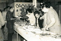 Birthday Party, Item 2, front: Fourth from right: Mary Fukui, supervisor