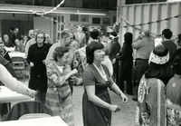 New Year's Party, Item 1, front: Lillian Kimura (center foreground, wearing necklace)