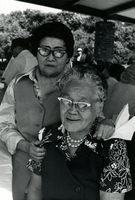 Annual [Community] Picnic and Workshop [Senior Work Center], Item 7, front: Mrs. Monma (right)