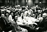 Fuji Festival, Item 3, front: Shig Wakamatsu (far left), U.S. Representative Sidney R. Yates (Illinois) (far right)