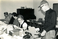 Volunteer Mailers, Item 2, front: Mrs. Myrtle Hattori (second from right), Tamano Morita (far right)