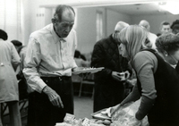 Nutrition Program, Item 1, front: Mr. Kamiya (left)