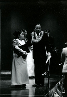 Fuji Festival, Item 29, front: Masako Inouye (left) and U.S. Senator Spark (Sparky) Matsunaga (Hawaii) at the 1973 Fuji Festival, held at the McCormick Inn, Chicago